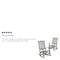 Flash Furniture Winston All-Weather Rocking Chair in Gray Faux Wood, PK2 2-JJ-C14703-GY-GG - alternate 4